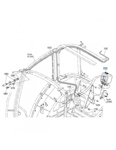 3F76055760 - Kubota Depósito Doble Limpiaparabrisas