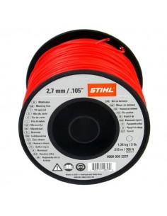 00009302227 - Hilo de Corte Stihl Ø 2,7 mm 208 m Redondo Desbrozadora