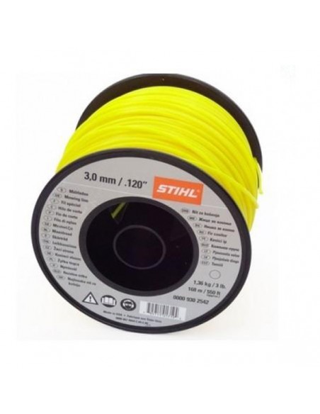 00009302542 - Hilo de Corte Stihl Ø 3 mm 162 m Redondo Desbrozadora