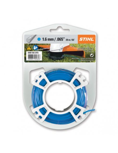 00009302415 - Hilo de Corte Stihl Ø 1,6 mm 19 m Redondo Silencioso Desbrozadora