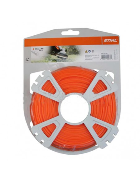 00009302420 - Hilo de Corte Stihl Ø 2,4 mm 41 m Redondo Silencioso Desbrozadora