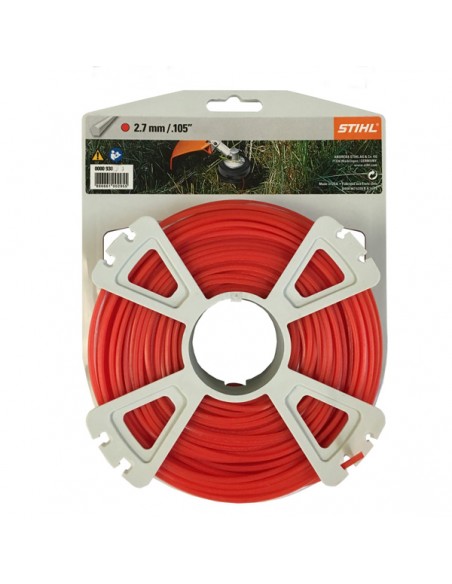 00009302423 - Hilo de Corte Stihl Ø 2,7 mm 65 m Redondo Silencioso Desbrozadora