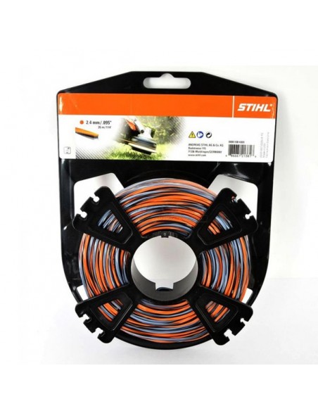 00009304300 - Hilo de Corte Stihl Ø 2,4 mm 35 m Trenzado Alta Tecnología CF3 Pro 00009304300 - Hilo de Corte Stihl Ø 2,4 mm 35 m Trenzado Alta Tecnología CF3 Pro