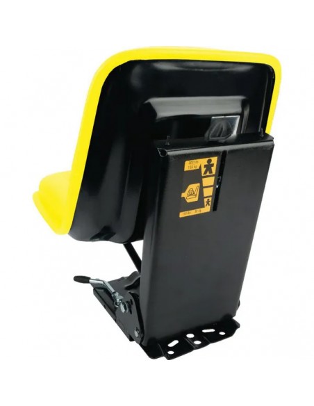 TS49400GP - Asiento PVC Suspensión Mecánica Amarillo Tractores Pequeños