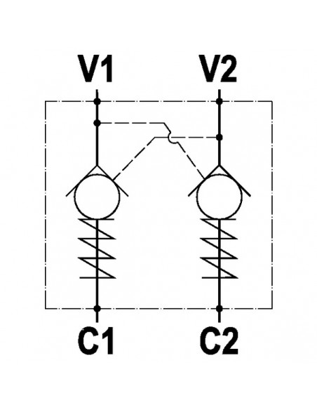 FPD3820L2ROSR - Válvula Antirretorno Pilotada 3/8'' FPD3820L2ROSR - Válvula Antirretorno Pilotada 3/8''