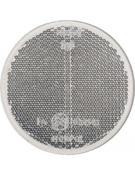LA75022 - Reflector Blanco Redondo 78,5 mm Autoadhesivo
