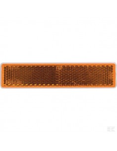 LA75014 - Reflector Naranja Rectangular 105x24 mm Autoadhesivo