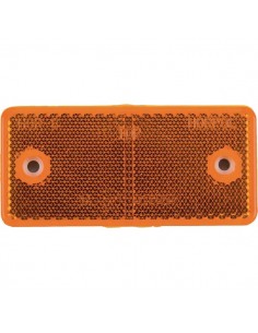 LA75002 - Reflector Naranja Rectangular 94x44 mm Atornillado