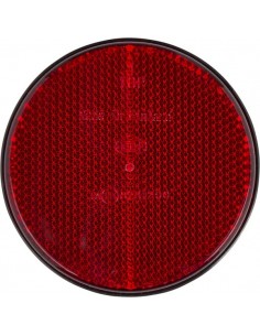 8RA002016111 - Reflector Redondo Rojo Hella Atornillado Aluminio 85 mm