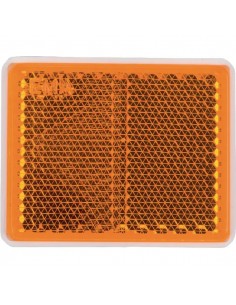 LA75011 - Reflector Naranja Cuadrado 39x48 mm Autoadhesivo