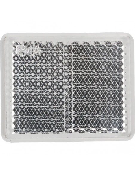 LA75010 - Reflector Blanco Cuadrado 39x48 mm Autoadhesivo