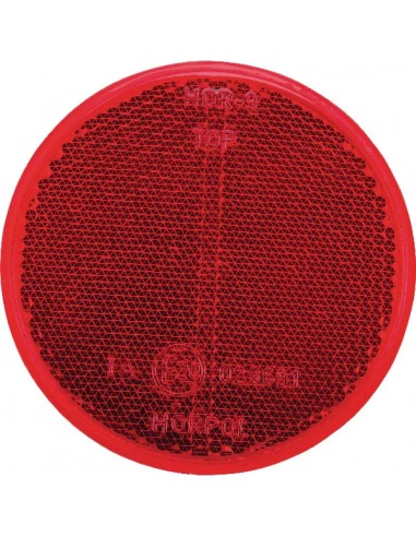 LA75021 - Reflector Rojo Redondo 78,5 mm Atornillado