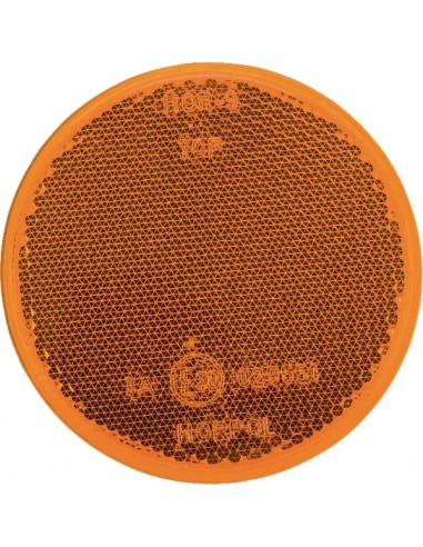 LA75020 - Reflector Naranja Redondo 78,5 mm Atornillado