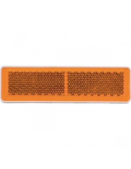 LA75008 - Reflector Naranja Rectangular 69x20 mm Autoadhesivo