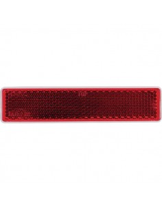 LA75015 - Reflector Rojo Rectangular 105x24 mm Autoadhesivo