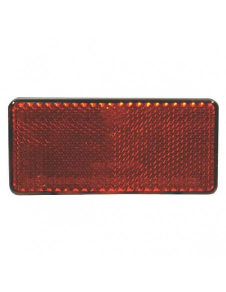 8RA003326031 - Reflector Rectangular Rojo Hella Autoadhesivo 94x44 mm 8RA003326031 - Reflector Rectangular Rojo Hella Autoadhesivo 94x44 mm
