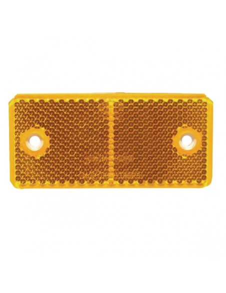 8RA003326011 - Reflector Rectangular Naranja Hella Atornillado 94x44 mm