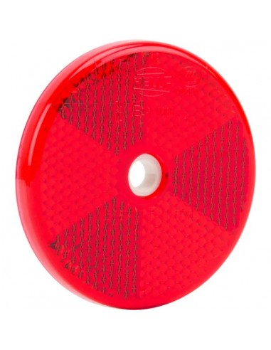 8RA002014231 - Reflector Redondo Rojo Hella Atornillado 60 mm