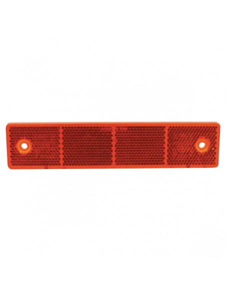 8RA002023001 - Reflector Rectangular Rojo Hella Atornillado 180x40 mm 8RA002023001 - Reflector Rectangular Rojo Hella Atornillado 180x40 mm