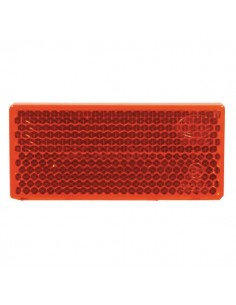 8RA004412021 - Reflector Rectangular Rojo Hella Autoadhesivo 70x31,5 mm