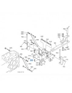3570049150 - Kubota Tornillo Placa Barra Remolque Modelos Narrow