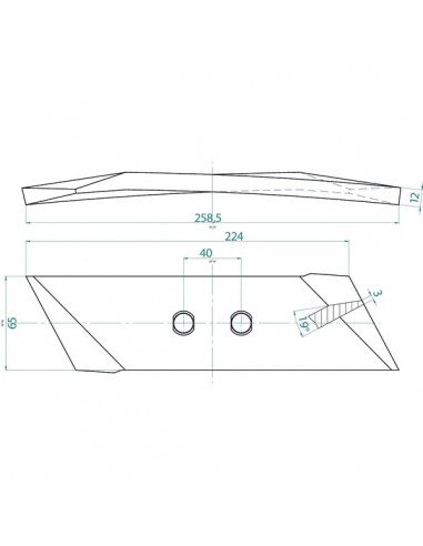 KK063090GN - Punta Kverneland Izquierda