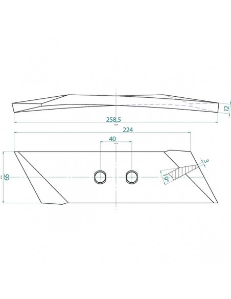 KK063090GN - Punta Kverneland Izquierda