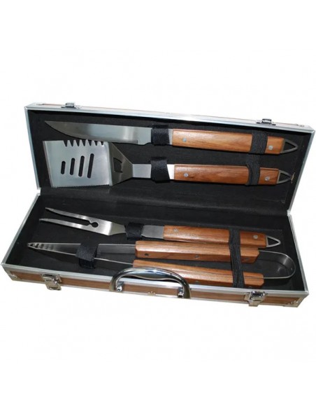 PHXW221022 - Juego de Utensilios para Barbacoa 4 piezas