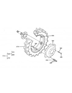3253027410 - Kubota Espárrago Rueda Buje