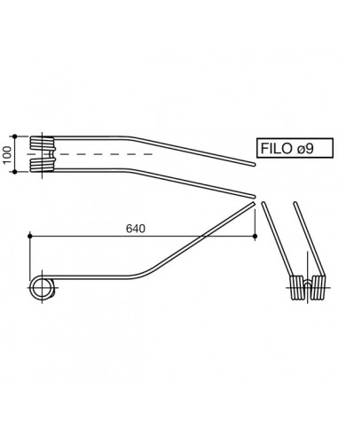 30009GN - Muelle Hilerador Cimac 64x100x9