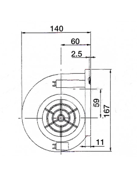 7700028611GN - Motor Ventilador Doble 12 V Adaptable Deutz-Fahr - Renault 7700028611GN - Motor Ventilador Doble 12 V Adaptable Deutz-Fahr - Renault