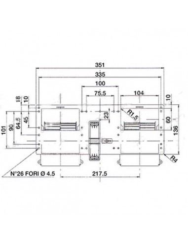 7700028611GN - Motor Ventilador Doble 12 V Adaptable Deutz-Fahr - Renault 7700028611GN - Motor Ventilador Doble 12 V Adaptable Deutz-Fahr - Renault