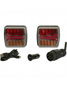 Juego de Luces Inalámbrico 12V Li-ion Magnético 110 x 103 mm 7 pines