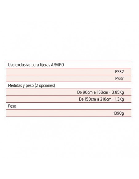 30130022003 - Prolongador Telescopico Inalámbrico Arvipo EXPS-32/37 30130022003 - Prolongador Telescopico Inalámbrico Arvipo EXPS-32/37