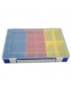 WE6008 - Caja Almacenaje 14 Compartimentos 335 x 225 x 55 mm