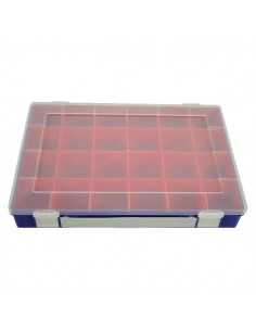WE6009 - Caja Almacenaje 24 Compartimentos 335 x 225 x 55 mm