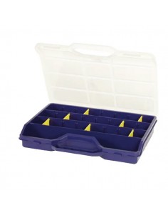 145001TAY - Caja Almacenaje 26 Compartimentos Azul 238 x 312 x 51 mm