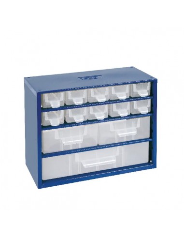 317002TAY - Caja Almacenaje 13 Compartimentos Azul 237 x 305 x 145 mm