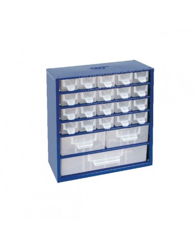 315008TAY - Caja Almacenaje 23 Compartimentos Azul 328 x 305 x 145 mm