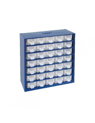 316005TAY - Caja Almacenaje 35 Compartimentos Azul 328 x 305 x 145 mm
