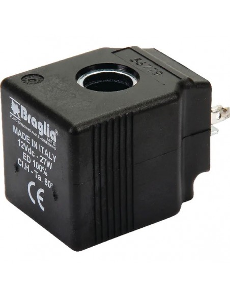 2001091 - Braglia Bobina 520 12 V CC 27 W Electroválvula 2001091 - Braglia Bobina 520 12 V CC 27 W Electroválvula