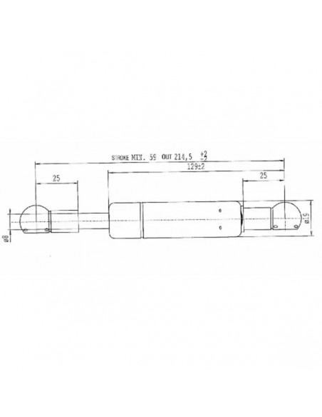 82027922 - CNH Cilindro Gas Puerta