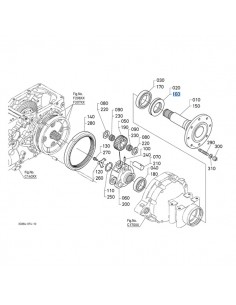 3C00148250 - Kubota Retén Eje Trasero Buje Series 40