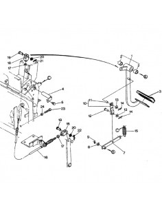 3670926522 - Kubota Cable de Embrague M1-75 - M1-85 DT