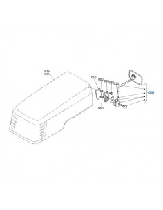 W23TS02501 - Kubota Espejo Retrovisor Modelos Narrow