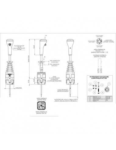 IMCL33901B - Joystick con un botón Heavy Duty IMCL33901B - Joystick con un botón Heavy Duty