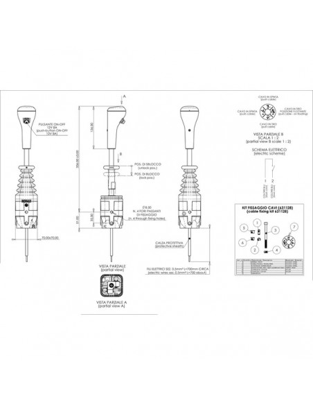 IMCL33901B - Joystick con un botón Heavy Duty IMCL33901B - Joystick con un botón Heavy Duty