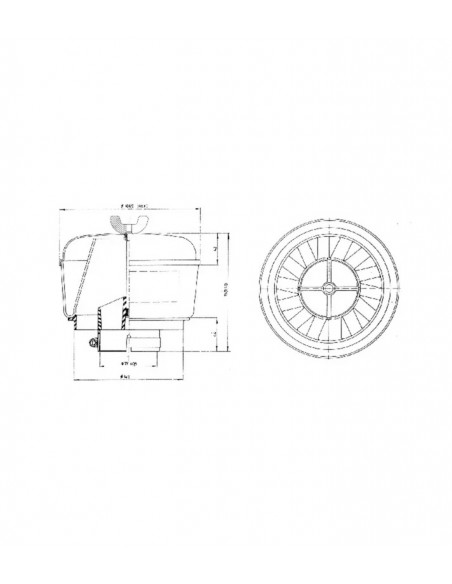 AL39934GN - Prefiltro de Aire Adaptable John Deere 76,7 mm