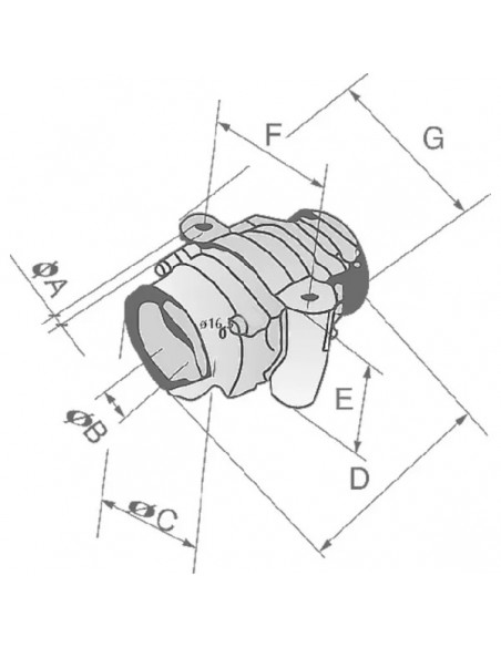 Carcasa Monoblock Grada Discos Adaptable Kuhn - Gregoire & Besson - Bugnot