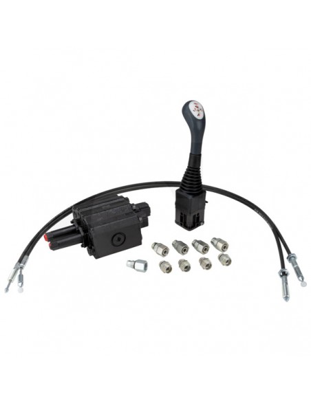 Kit Mando Pala con Distribuidor + Sirgas 1500 mm 90 l/min con Multiacoplamiento LVM92B-R-LS con Load Sensing Kit Mando Pala con Distribuidor + Sirgas 1500 mm 90 l/min con Multiacoplamiento LVM92B-R-LS con Load Sensing